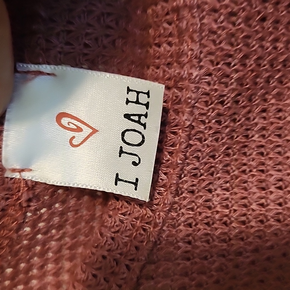 Womens I Love Joah Long Sleeve Off The Shoulder Top Size Small - Picture 2 of 3